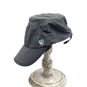 Kuhl Renegade Hat 5 Panel Gray Cap Adjustable Strapback Hiking Nylon Blend Adult